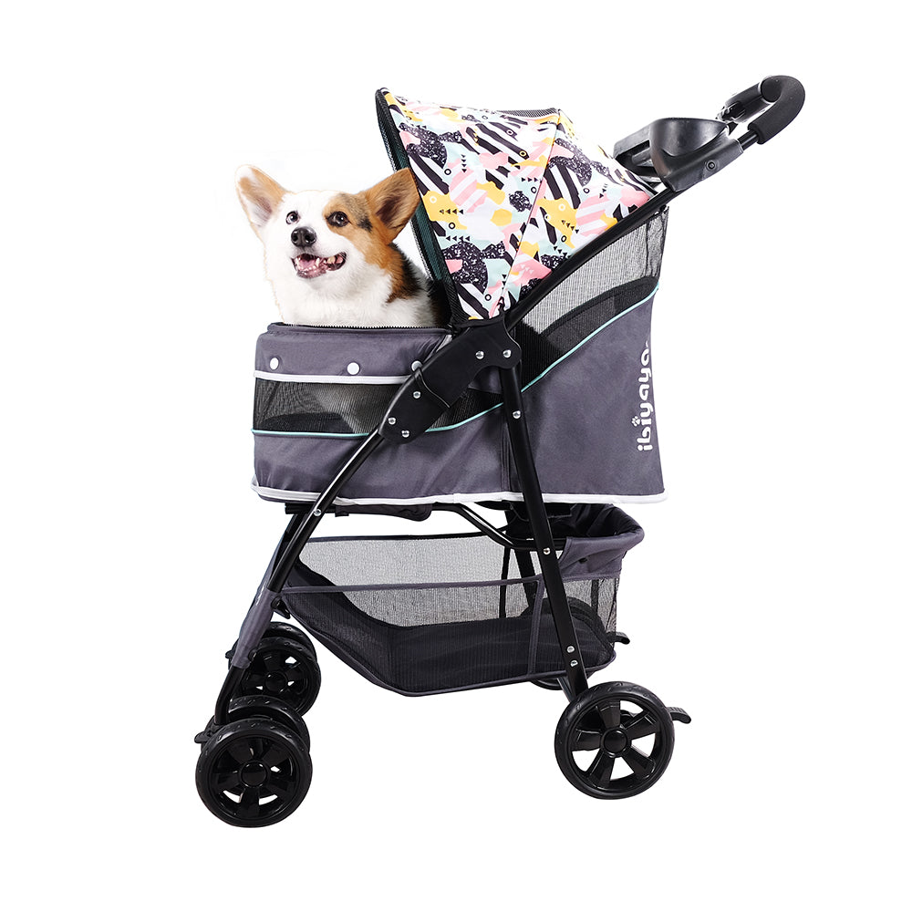 Ibiyaya Cloud 9 Pet Stroller for Cats & Dogs up to 20kg - Mint Green