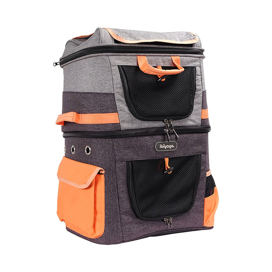 Ibiyaya Two-tier Pet Backpack