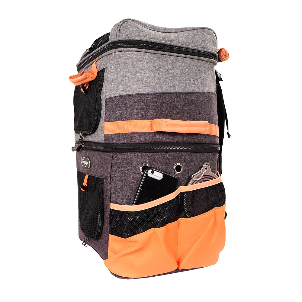 Ibiyaya Two-tier Pet Backpack