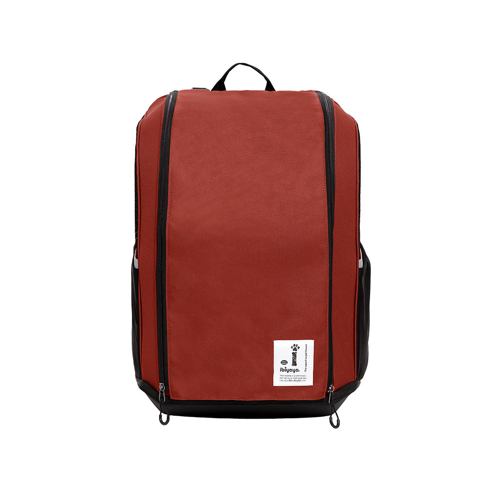 Ibiyaya Champion Large Dog Carrier Backpack - Maroon