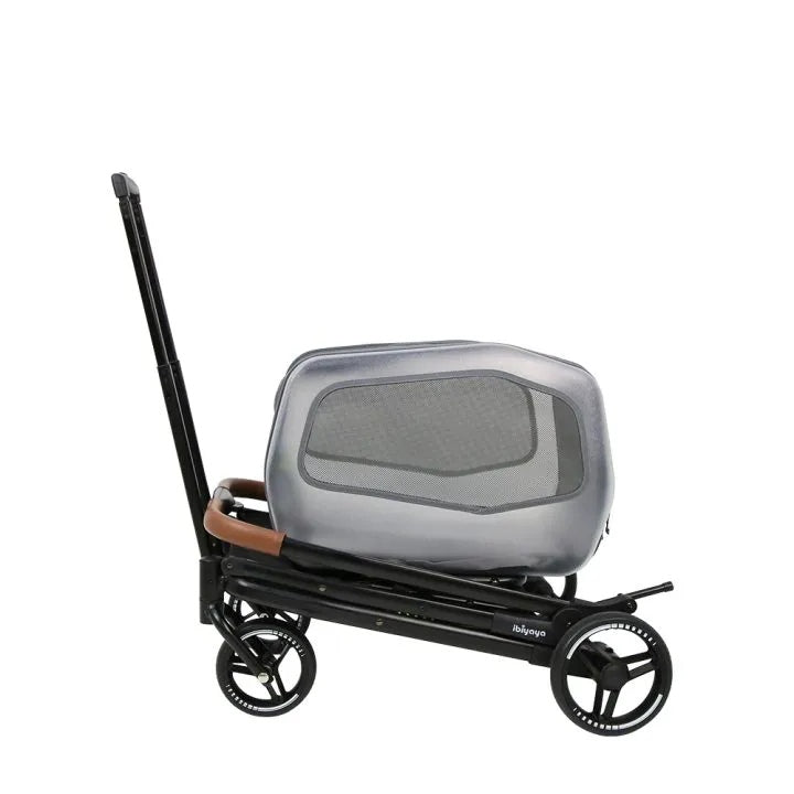 Ibiyaya NeoRider Multi-purpose Detachable Pet Stroller - Silver Mist