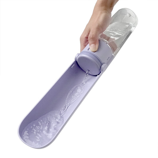 Ibiyaya PupOasis Fold & Go Dog Water Bottle - Lavender