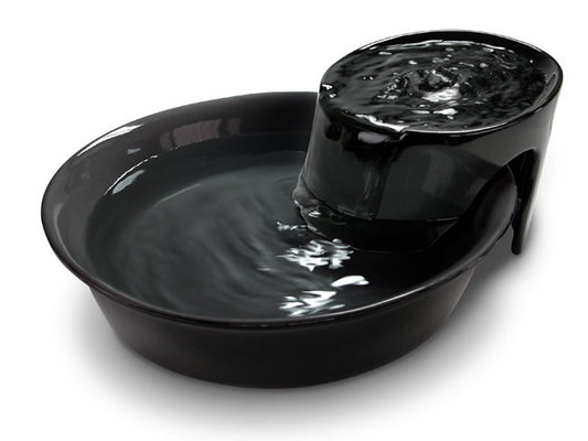 Pioneer Pet Big Max Ceramic Pet Fountain - Black 3.7 Litres