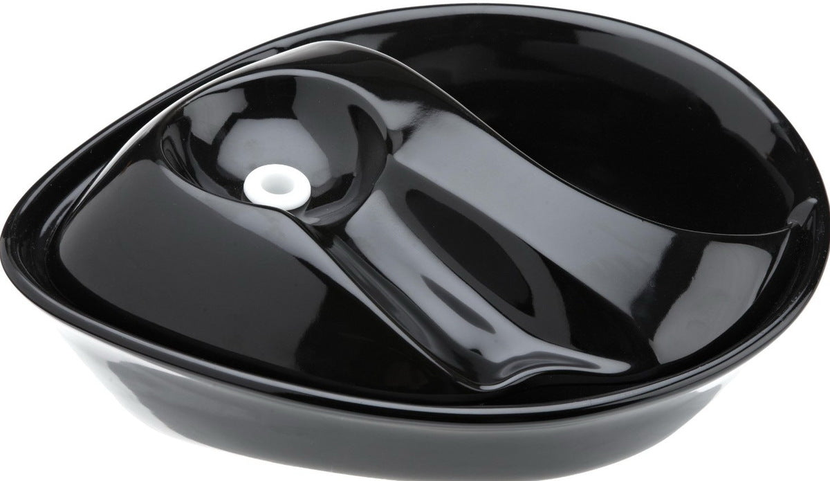 Pioneer Pet Rain Drop Ceramic Fountain - Black 1.7 Litres